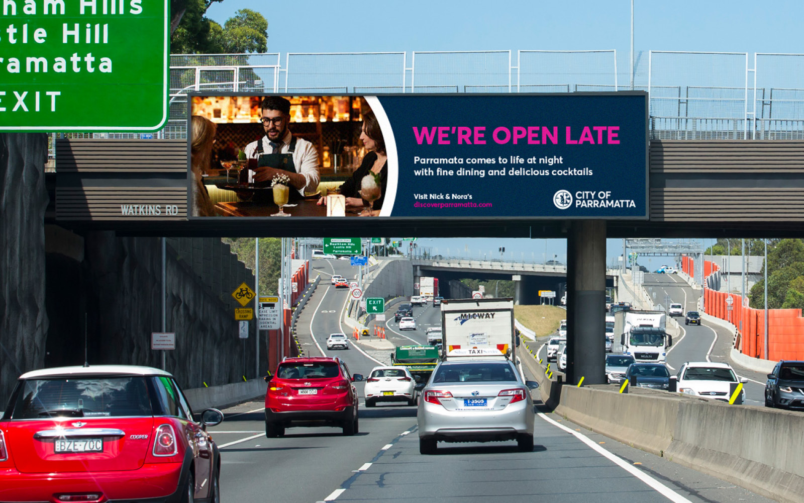 City of Parramatta - Night Time Economy - Billboard